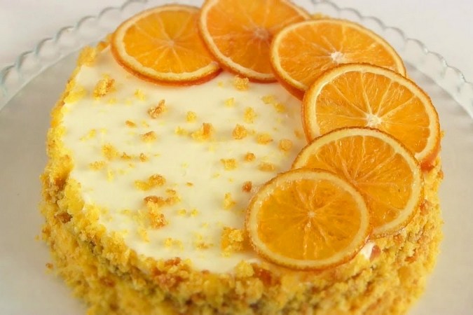 Несложный рецепт апельсинового торта
