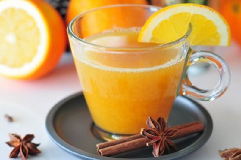 Горячий апельсиновый напиток
