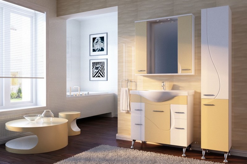 Оптимальные решения для ванной комнаты: шкаф-пенал и его особенности