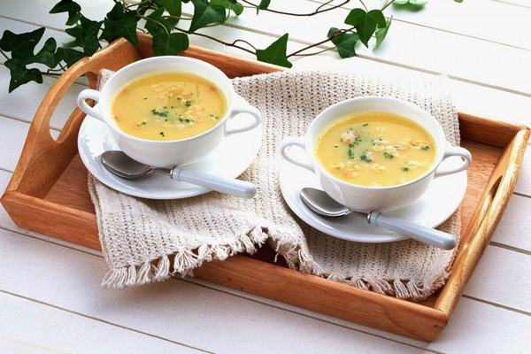 Суп-пюре по-французски при пониженной кислотности и заболеваниях кишечника