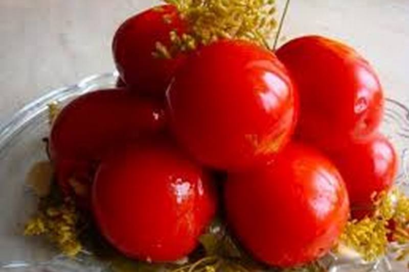 Соленые помидоры за один (1) день