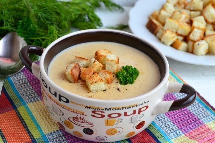 Сырный суп в мультиварке cook4me