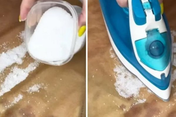 Зачем гладить утюгом обычную соль: лайфхак, который нужно взять на заметку