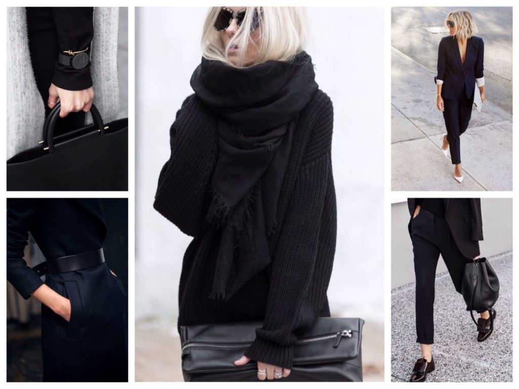 Как носить черные вещи, чтобы не выглядеть скучно