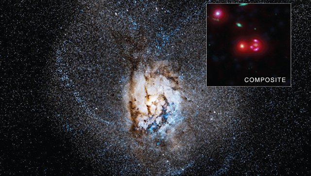 Обнаружена галактика, в которой ежегодно рождается множество звезд