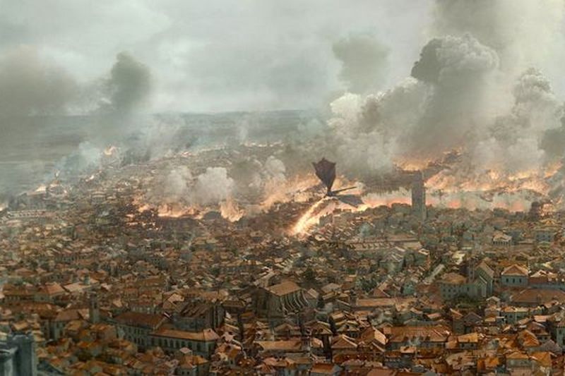 Ради «Игры Престолов» создатели сожгли город