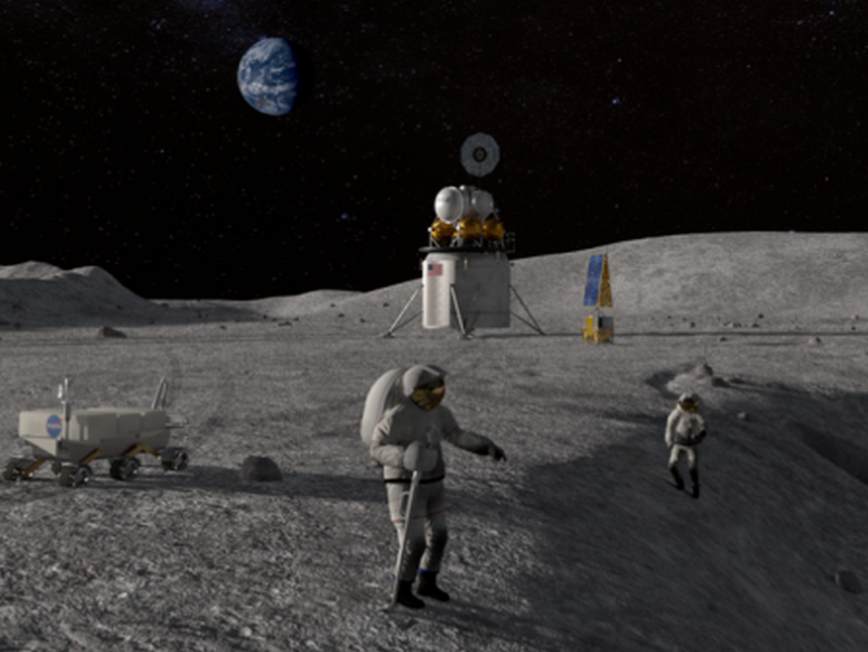 В США показали, как будет выглядеть их база на Луне